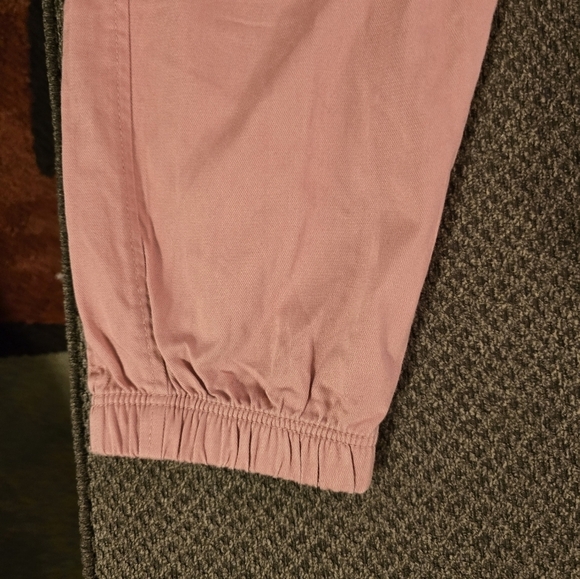Gap Jogger Pants Women Blush XXL Elastic Waistband Pockets Tassles Athletic New - Picture 5 of 13